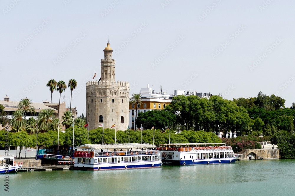 Obraz premium Torre del Oro, Sevilla