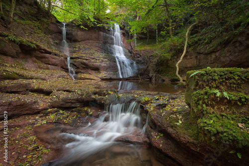 Pwll y Wrach waterfalls 
The waterfalls in Pwll y wrach Nature Reserve near Talgarth, South Wales photo