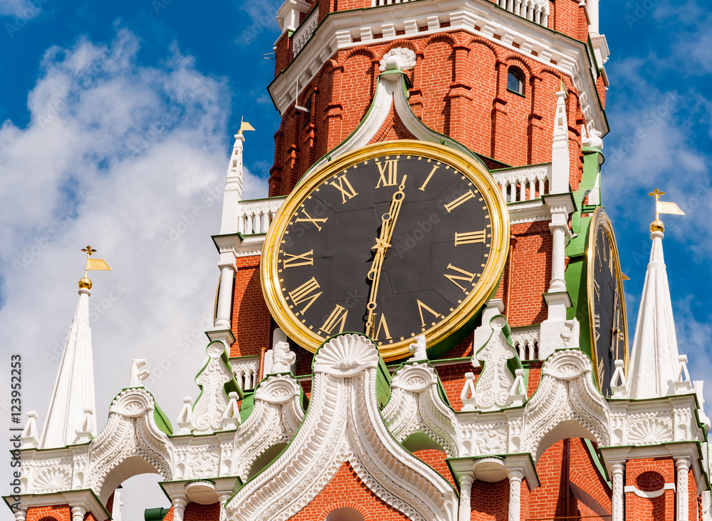 The Kremlin Clock or Kremlin chimes is a historic clock on the Spasskaya Tower of the Moscow Kremlin