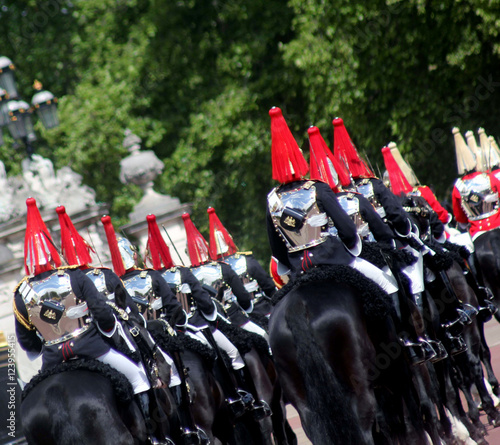 Fotografie, Obraz The household cavalry London England