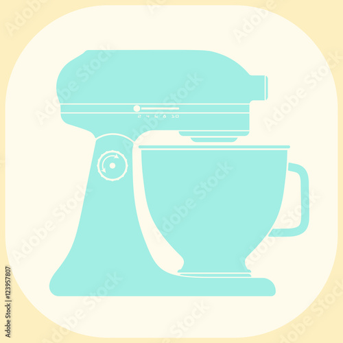 Kitchen mixer icon.