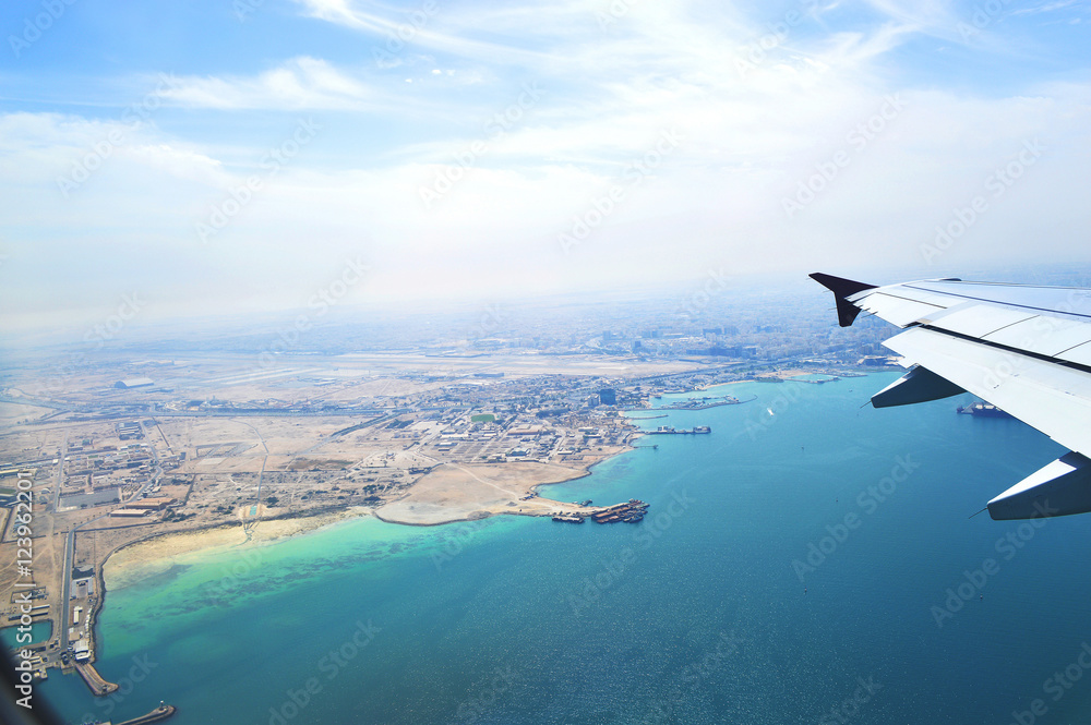 Fototapeta premium view from the plane