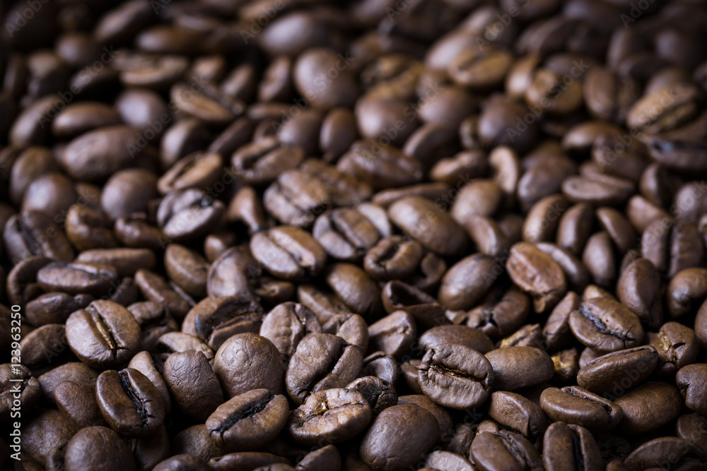 Fototapeta premium Coffee beans background