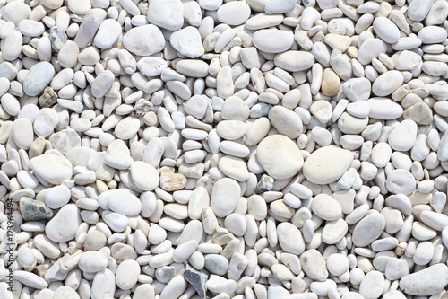 Photography White stones - zen background in Greece