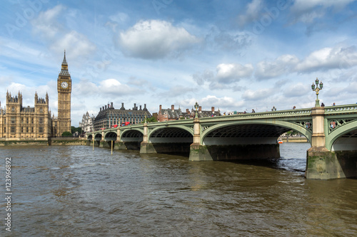 Westminster Bridge and Big Ben, London, England, United Kingdom