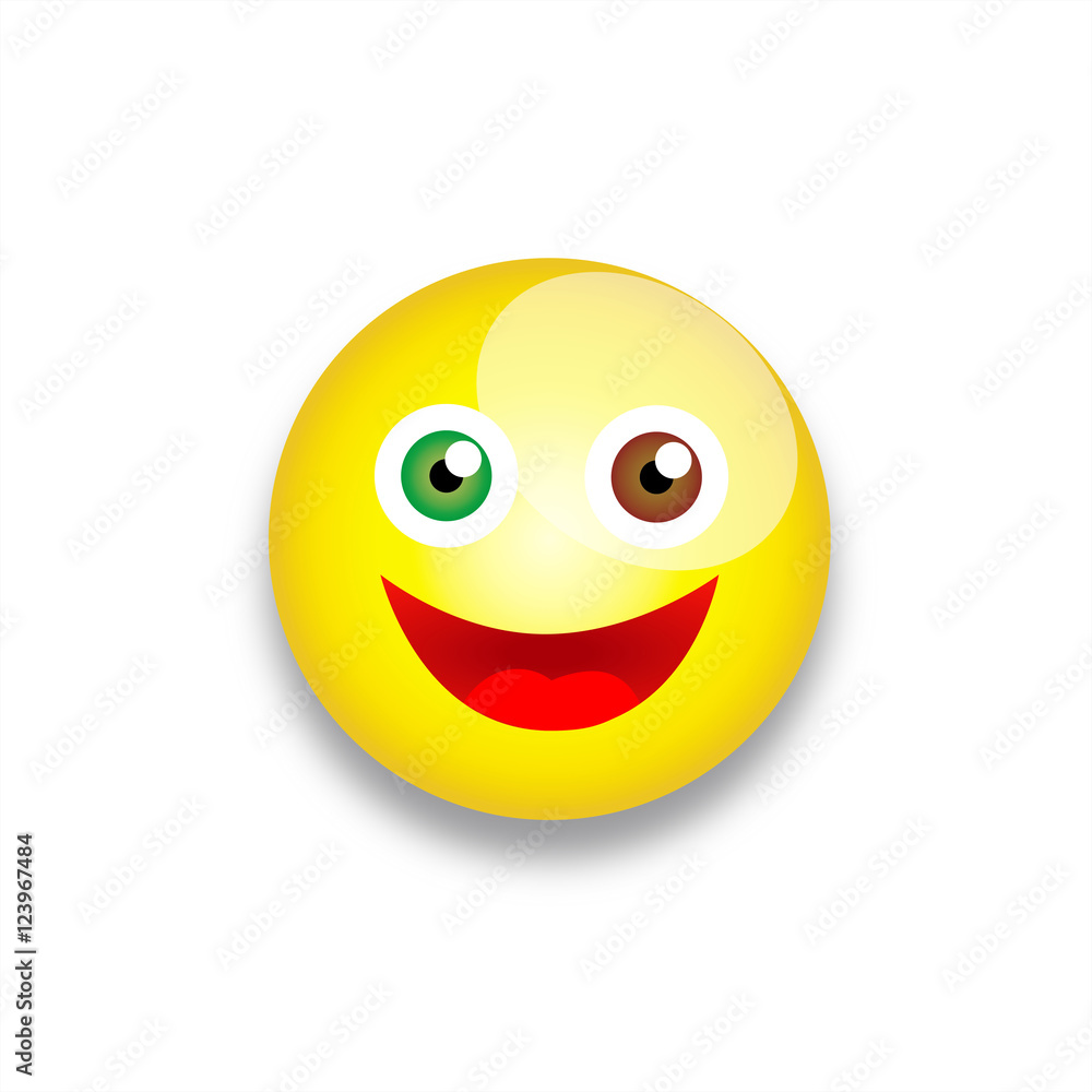 Fototapeta premium sorriso felice occhi diversi