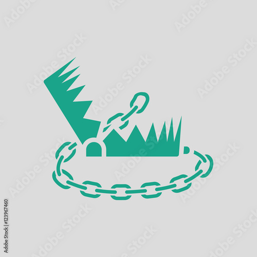 Bear hunting trap  icon