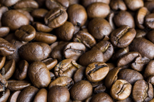 Coffee beans background