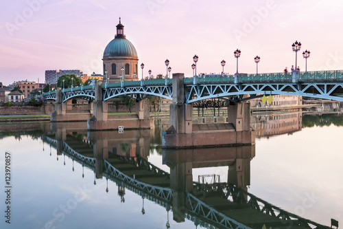 Toulouse at sunset photo
