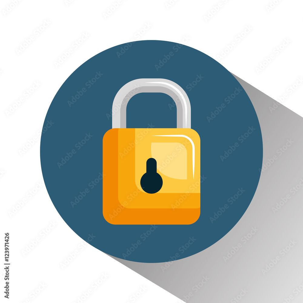 security symbol padlock isolated icon vector illustration design security symbol padlock isolated icon vector illustration design
