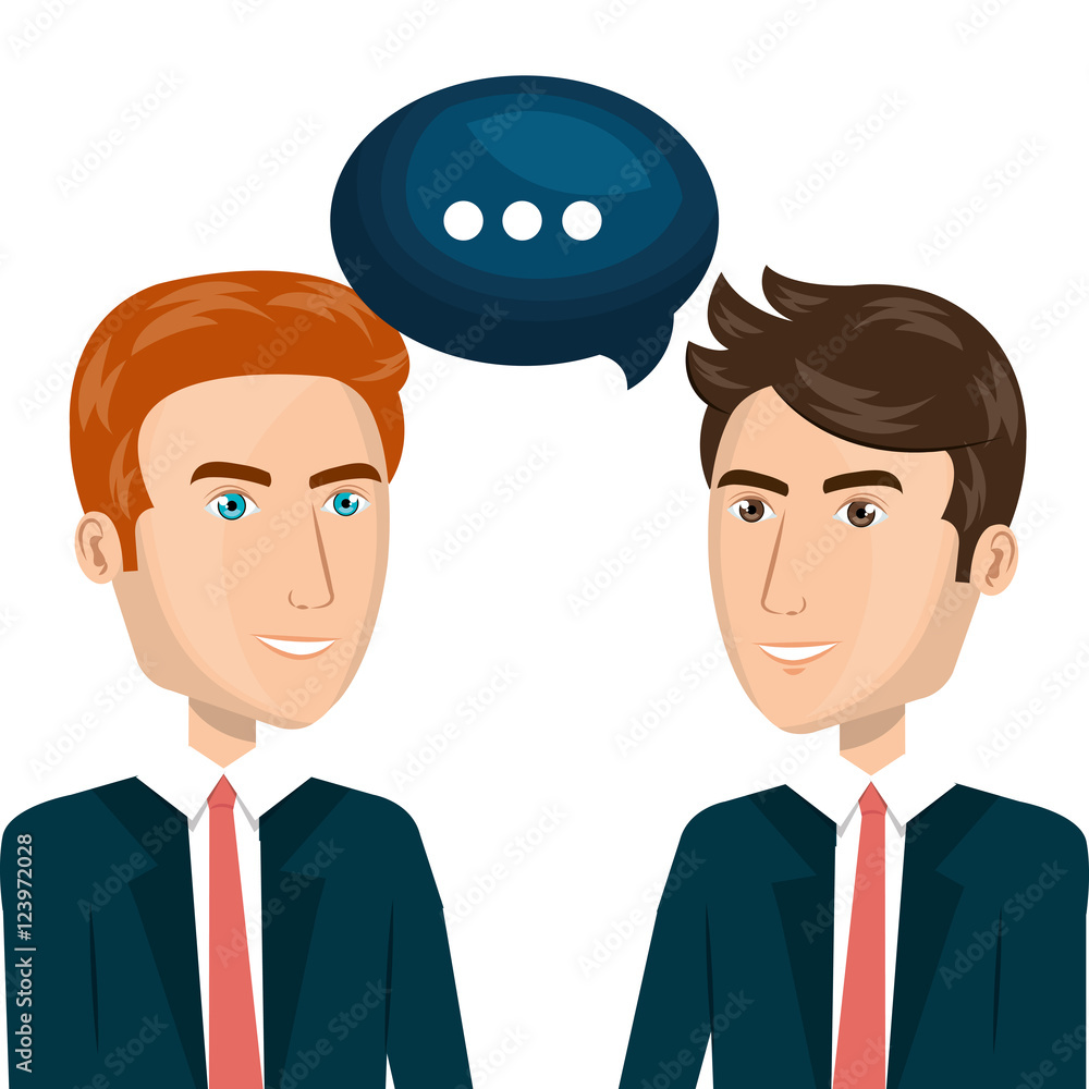 people talking communication icon vector illustration design Stock ...
