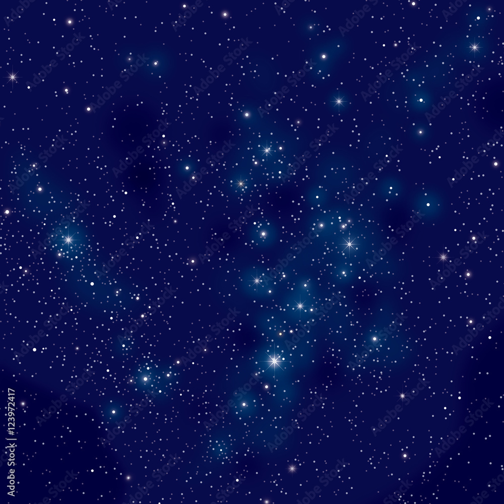 Naklejka premium 星空