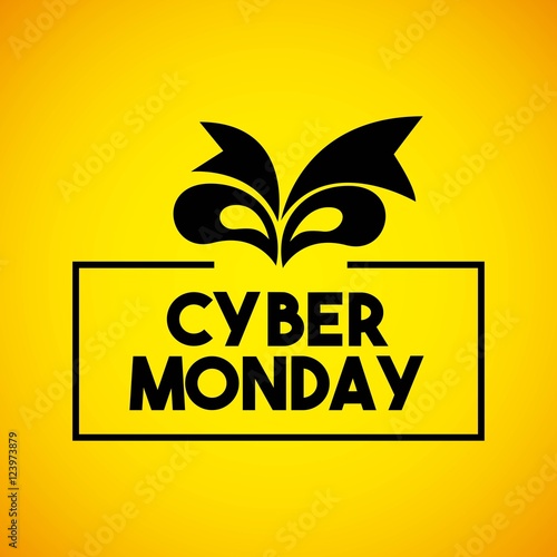 cyber monday sale commerce vector illustration design