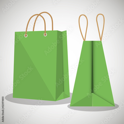 shopping bags market isolated icon vector illustration design