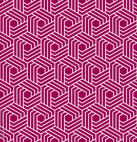 Vector seamless pattern. Modern geometric texture.