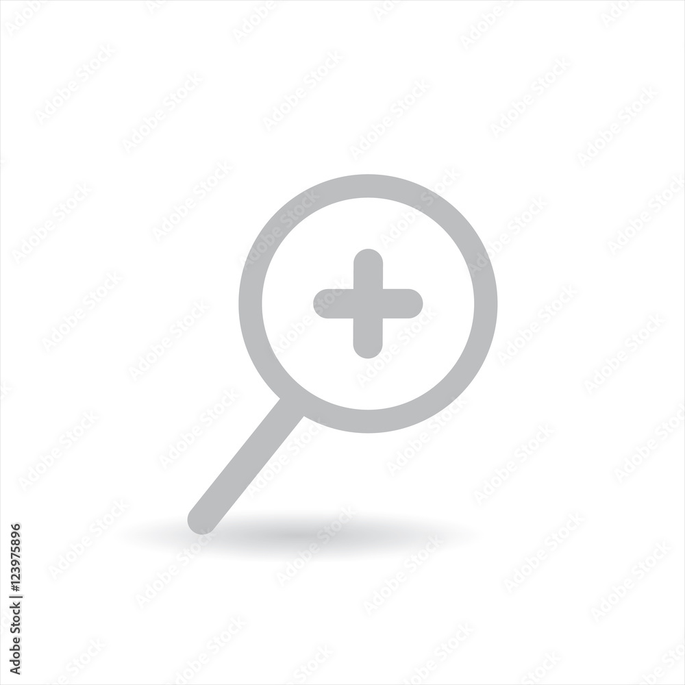 zoom in icon vector illustration zoom in icon vector illustration