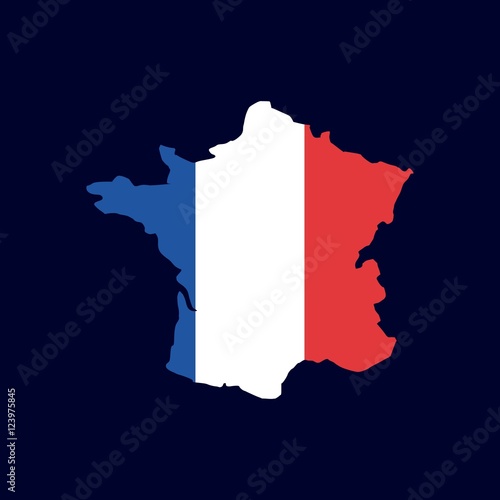 france map geography icon vector illustration design