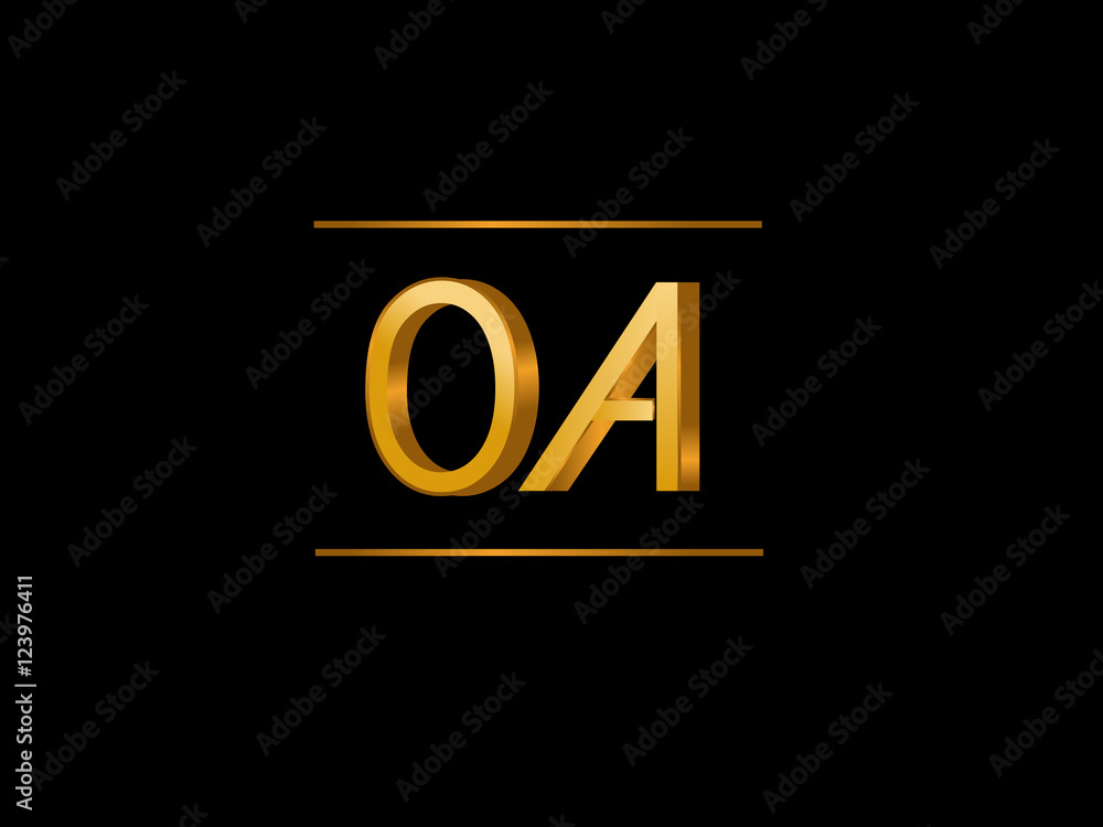 OA Initial Logo for your startup venture OA Initial Logo for your startup venture