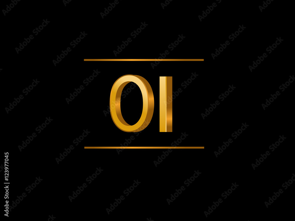 OI Initial Logo for your startup venture OI Initial Logo for your startup venture