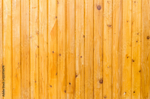 New yellow wooden wall texture or background