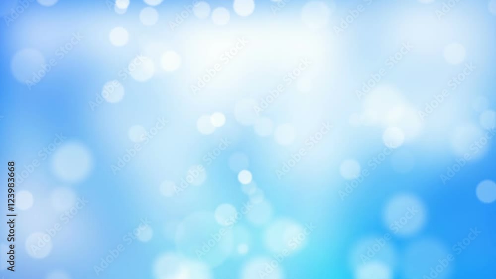 Glittering Lights On Blue Background Glittering Lights On Blue Background