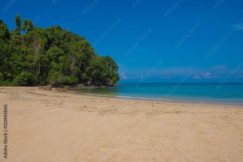 Tropical beach in the Thai province of Khao Lak