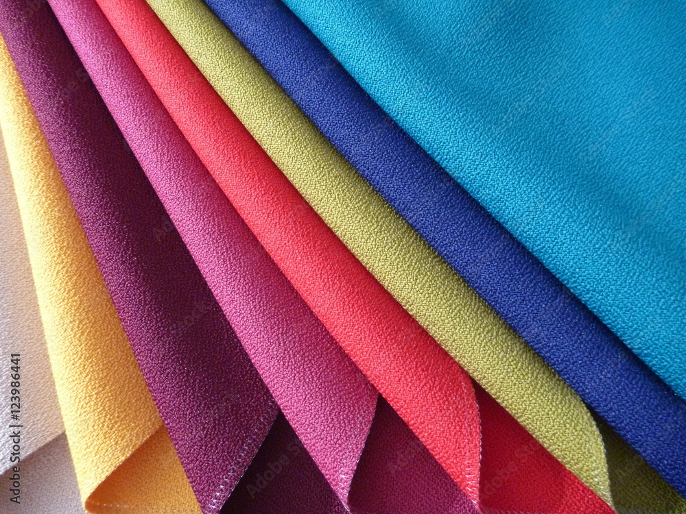 variety of choice of colorful fabrics variety of choice of colorful fabrics