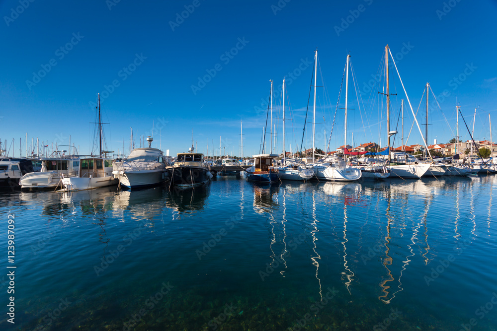 Marina in Zadar, Croatia
