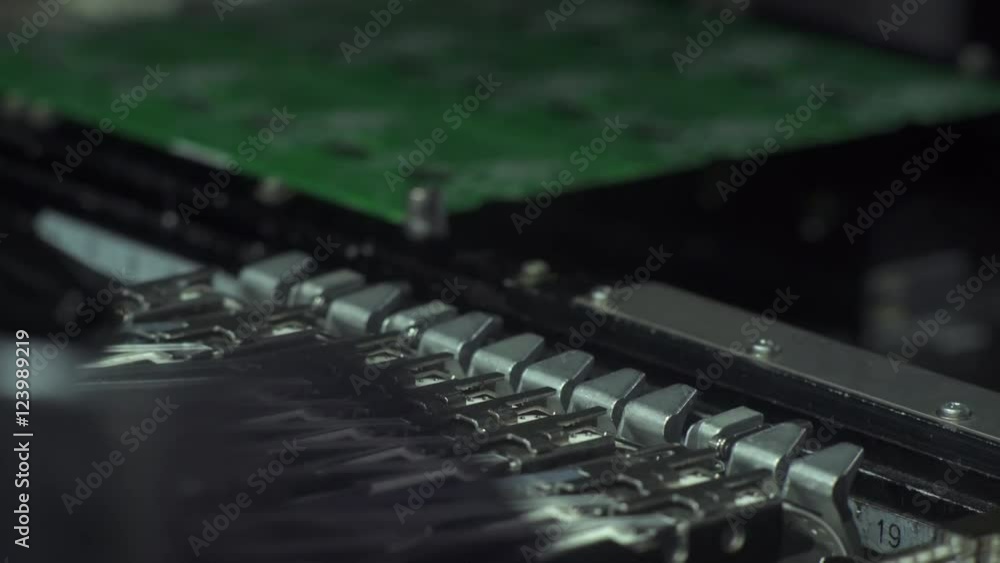 Machine Collects Electronic Board Machine Collects Electronic Board