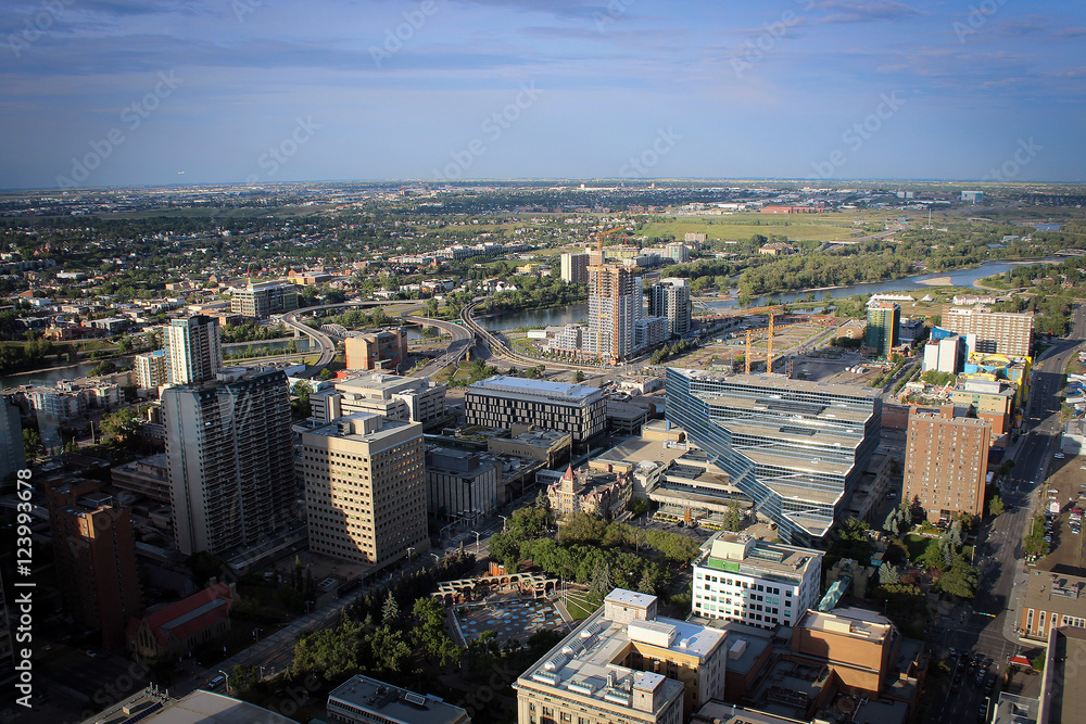 City of Calgary panorama, Canada
