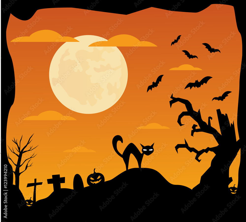 Halloween background vector illustration Halloween background vector illustration