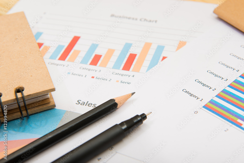 Business chart concept. Business chart concept.