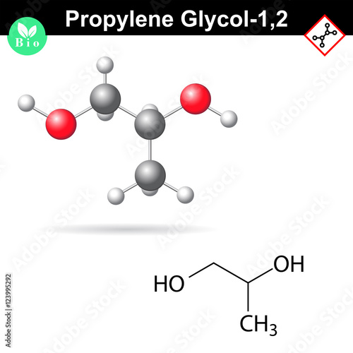 Propylene glycol 1,2 organic chemical solvent