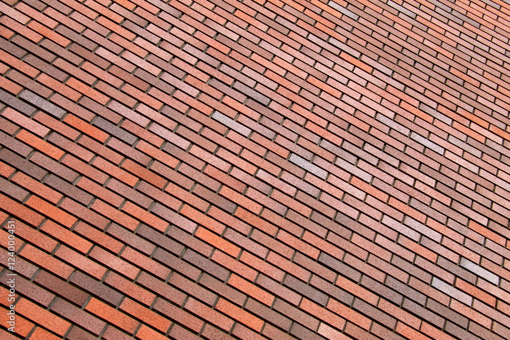 Orange, brick, wall, background, diagonal, position, texture Orange, brick, wall, background, diagonal, position, texture