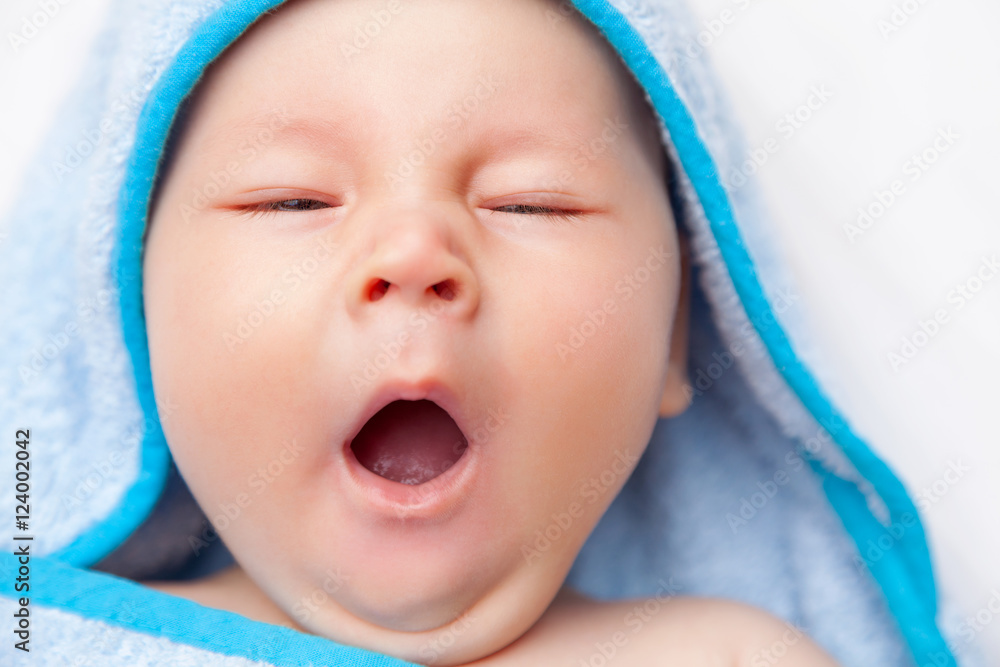 Beautiful newborn wrapped in a blanket Beautiful newborn wrapped in a blanket