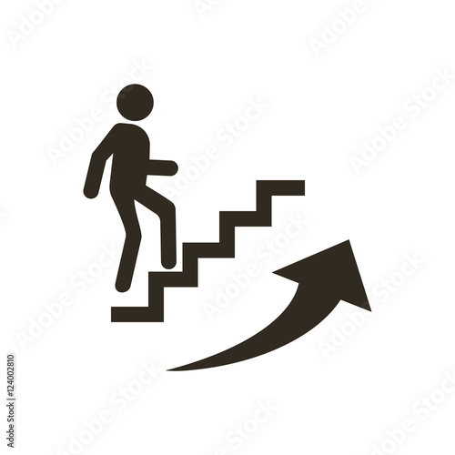 Career ladder vector icon