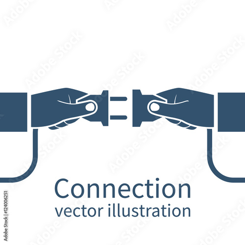 Connection concept, icon
