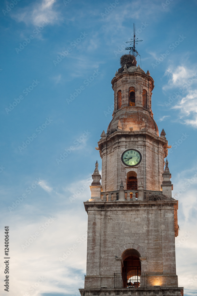 Clock tower, Toro, Zamora, Spain