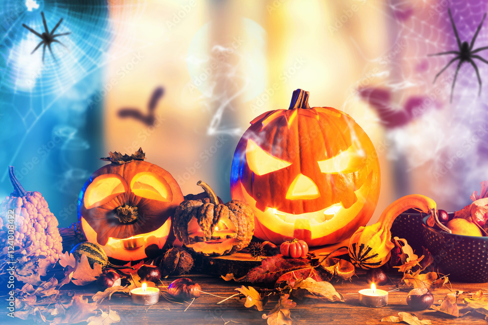 Fototapeta premium Halloween Kürbisse