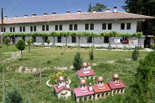 The yard of the Klisurski monastery, Bulgaria photo