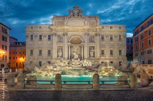 Fototapeta Trevi Fountain, Rome. Image of famous Trevi Fountain in Rome, Italy.