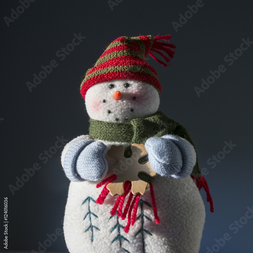 Vintage Plush Snowman