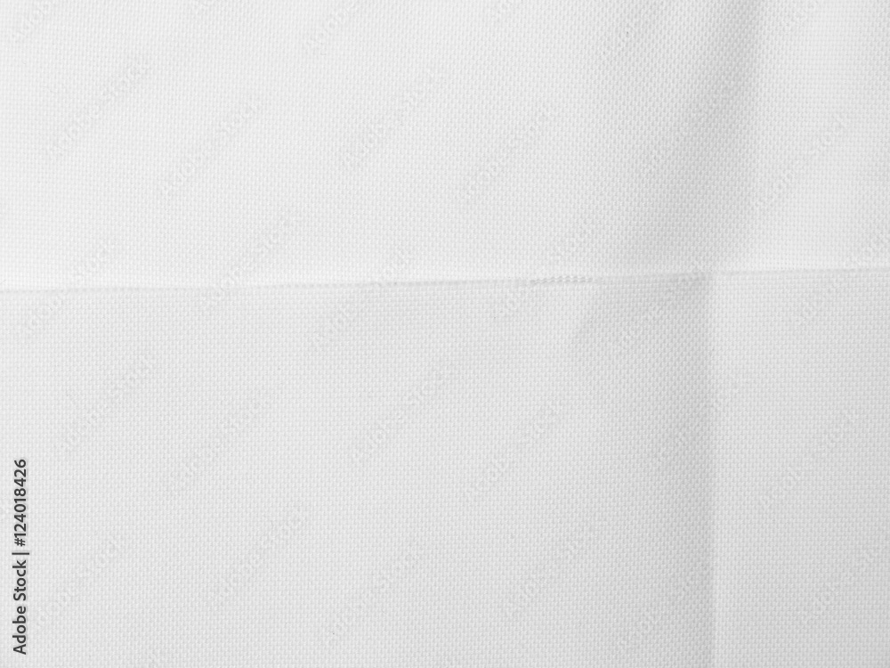 White fabric texture or background White fabric texture or background