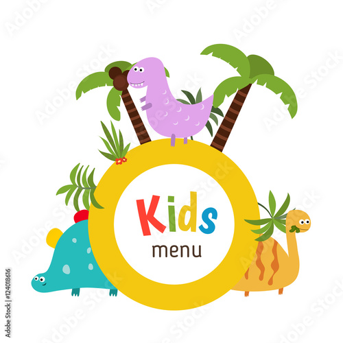 Kids menu design