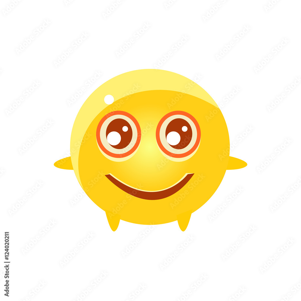 Content Round Character Emoji