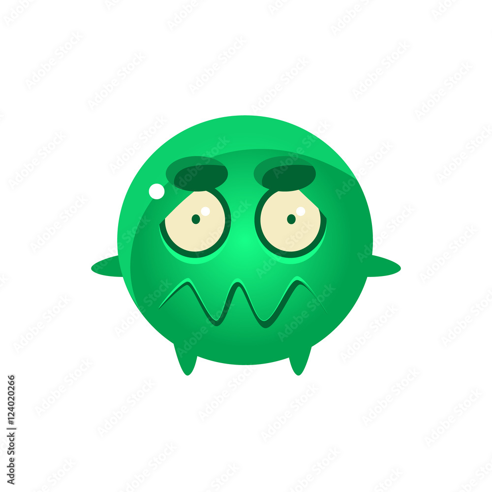 Confused Round Character Emoji Confused Round Character Emoji