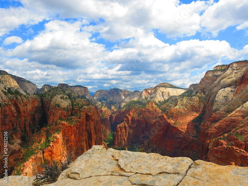 Trail to Angels landing, Zion National Park, USA
