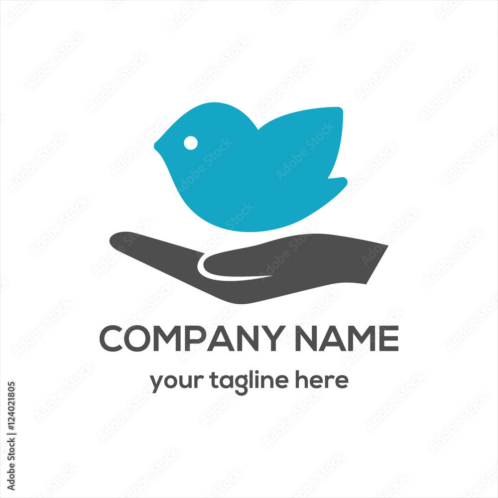 Obraz premium Bird Care Logo