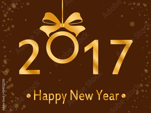 happy new year gold