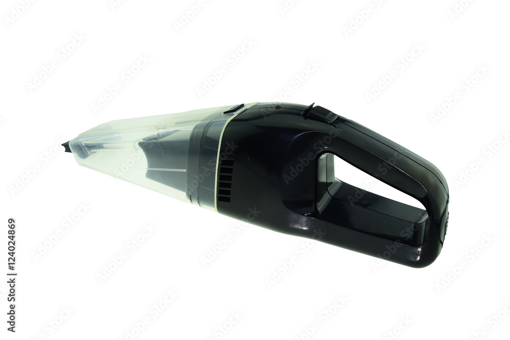 vacuum cleaner in car isolated on white background vacuum cleaner in car isolated on white background